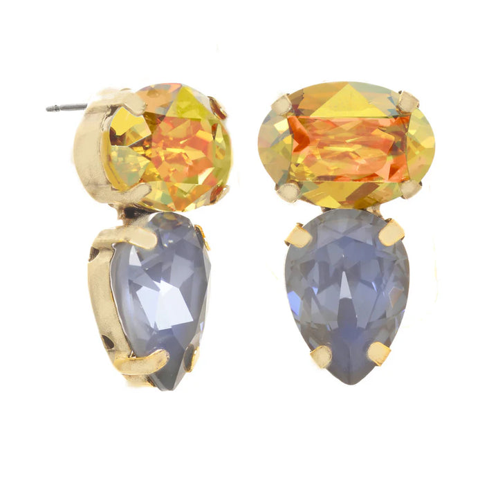 Tova Mini Ally Earrings-Grey Delight