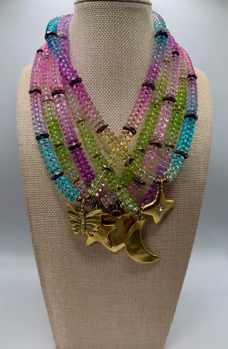 The Bliss Necklaces-Gold Charms