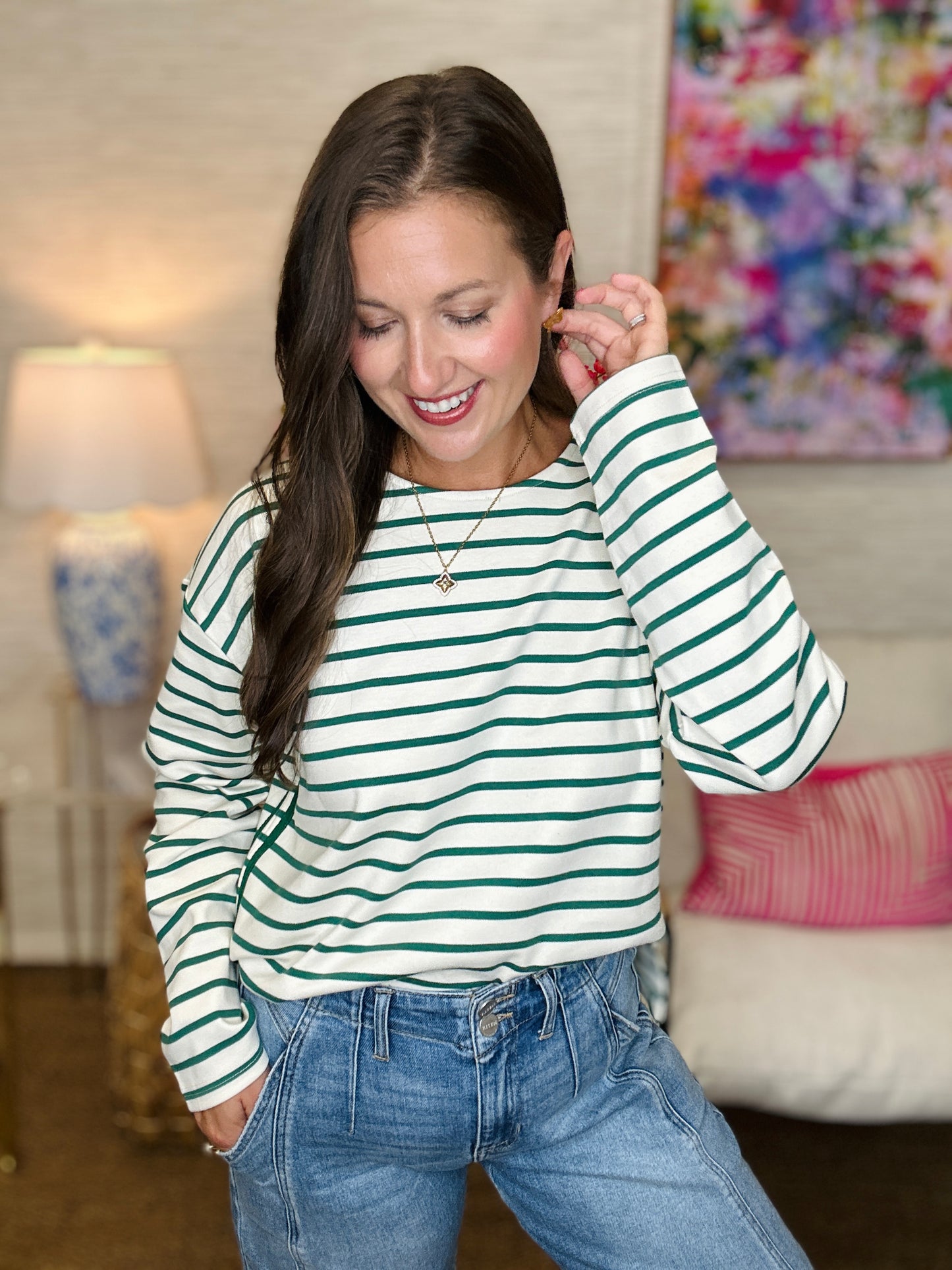 The Morgan Stripe Sweater-3 Colors