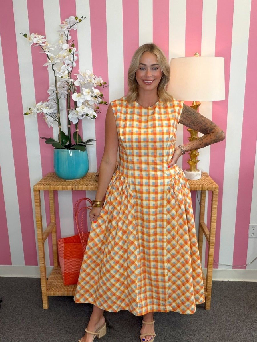 bright midi dress The Sunkist Women's size:26 Zapaka Women Pink A-Line Rebecca is 59 and partypreview