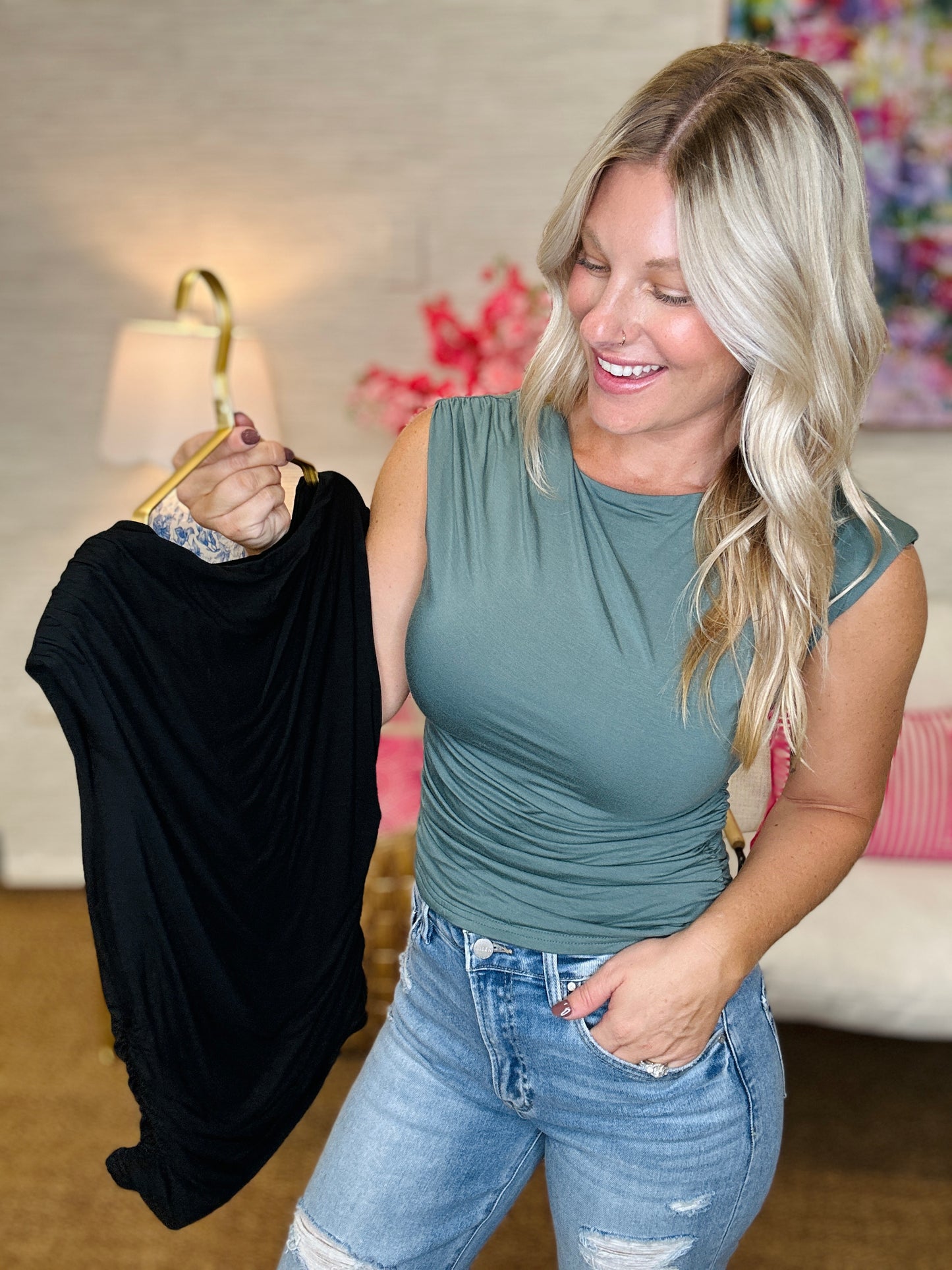 The Scrunch Tank-2 Colors
