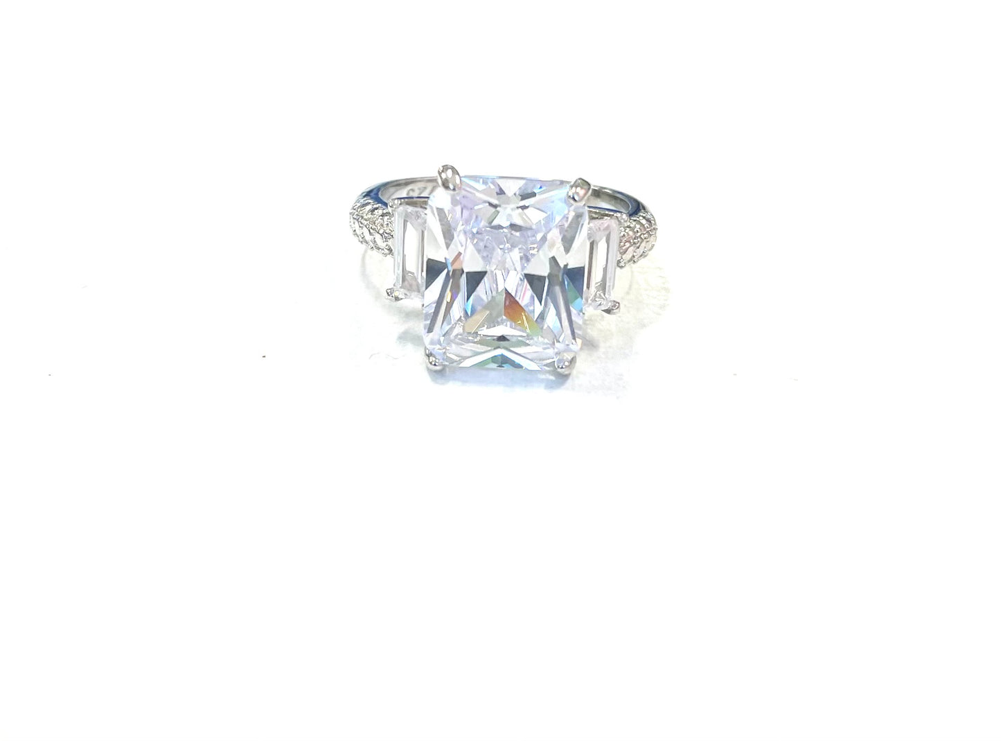The Triple Stone Sterling Ring
