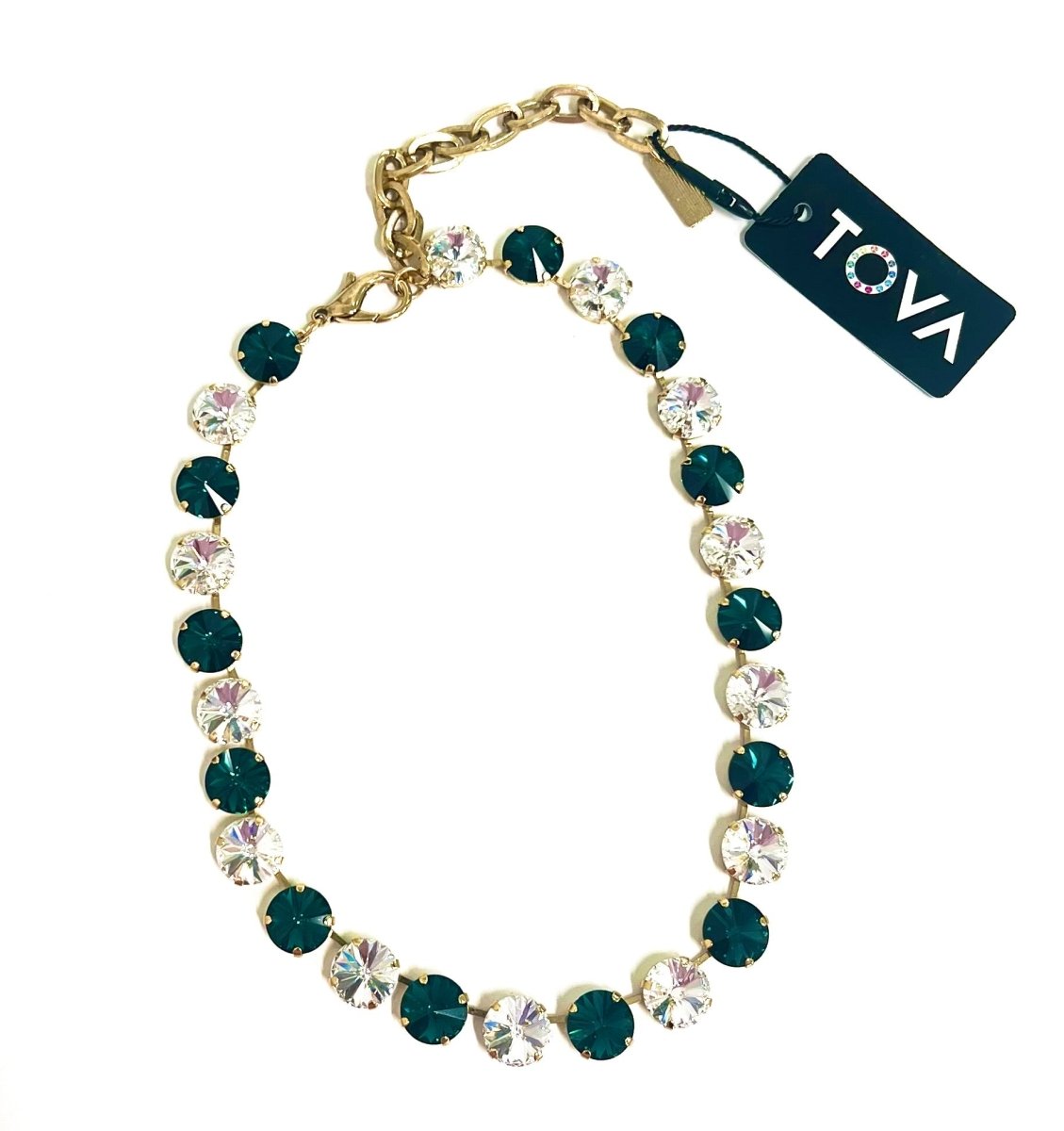 TOVA X PDA Sofia Necklace in Emerald