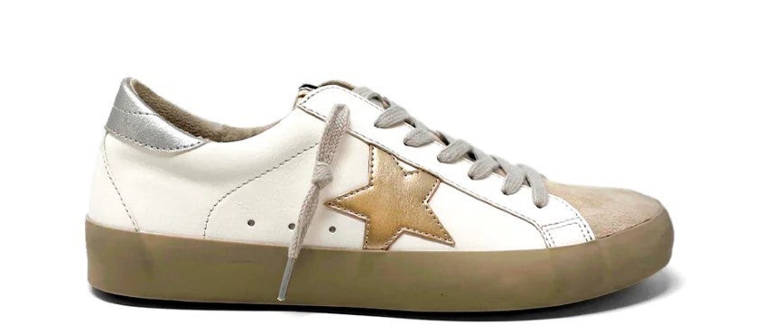 The Gold Paris Sneakers