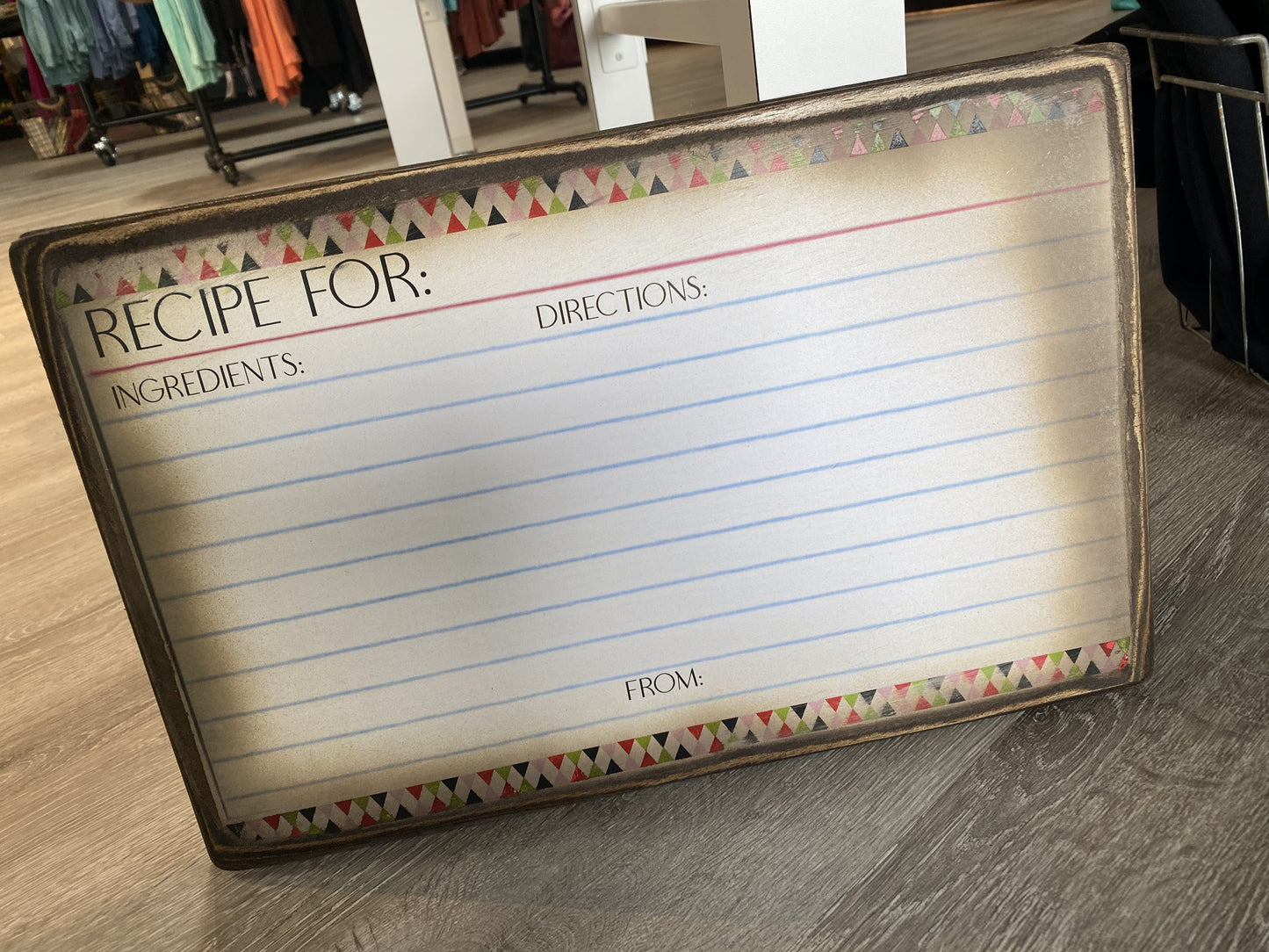 Keepsake Recipe Card Boards