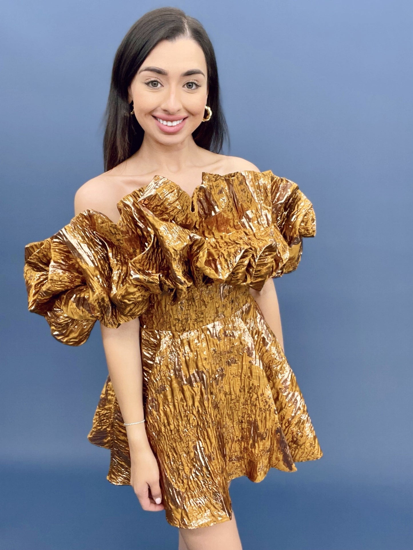 The Bronze Caroline Dress