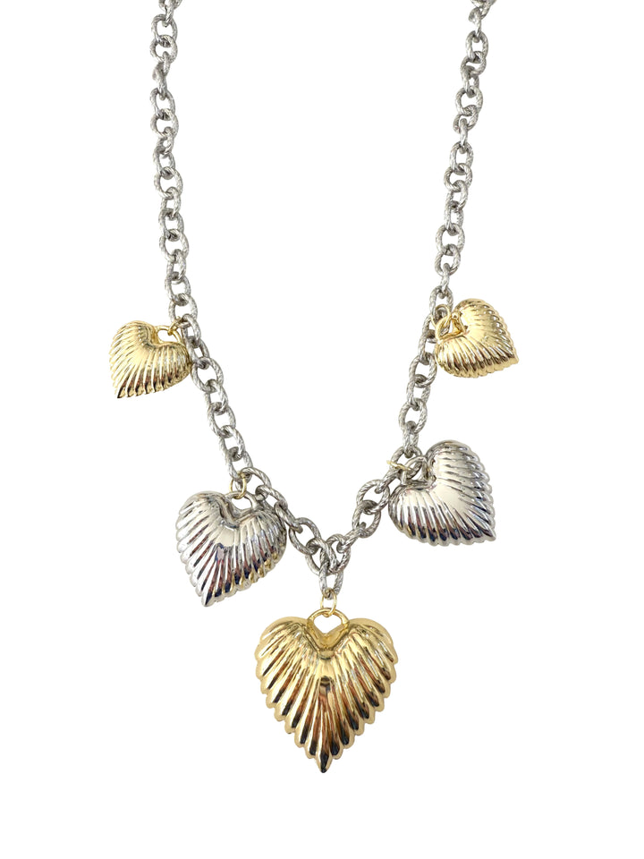 The Heart Party Multi Charm Necklace