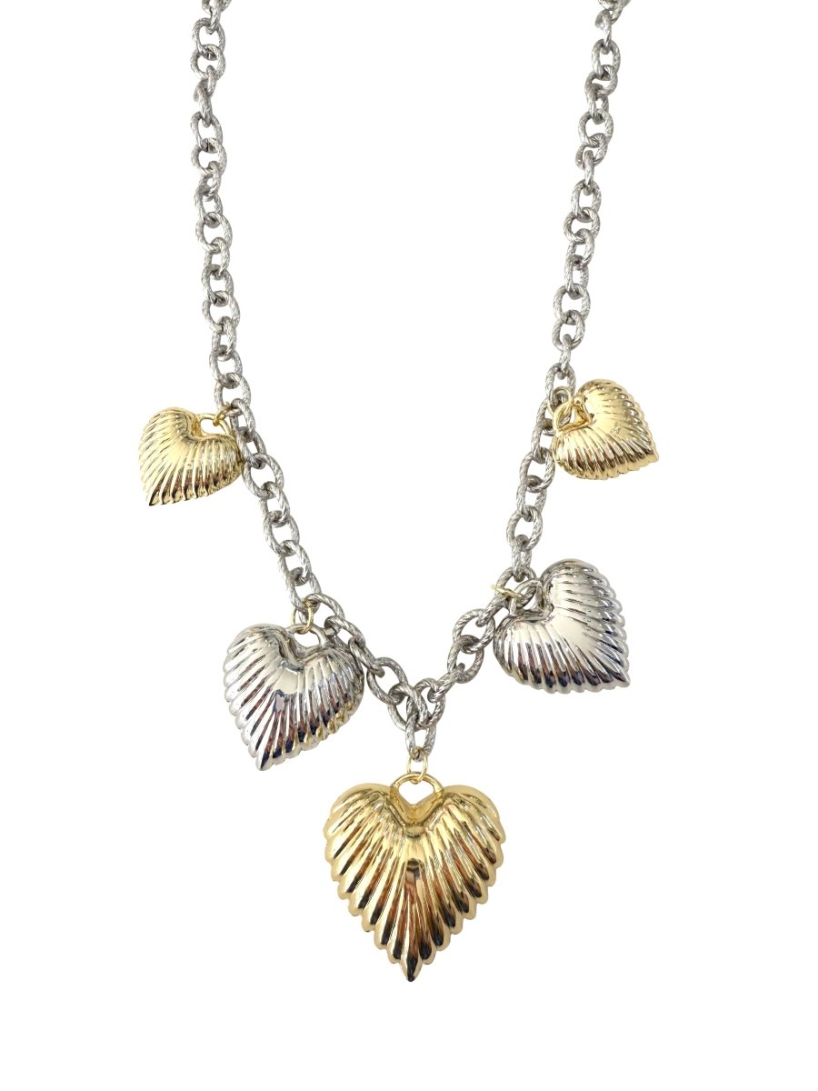 The Heart Party Multi Charm Necklace