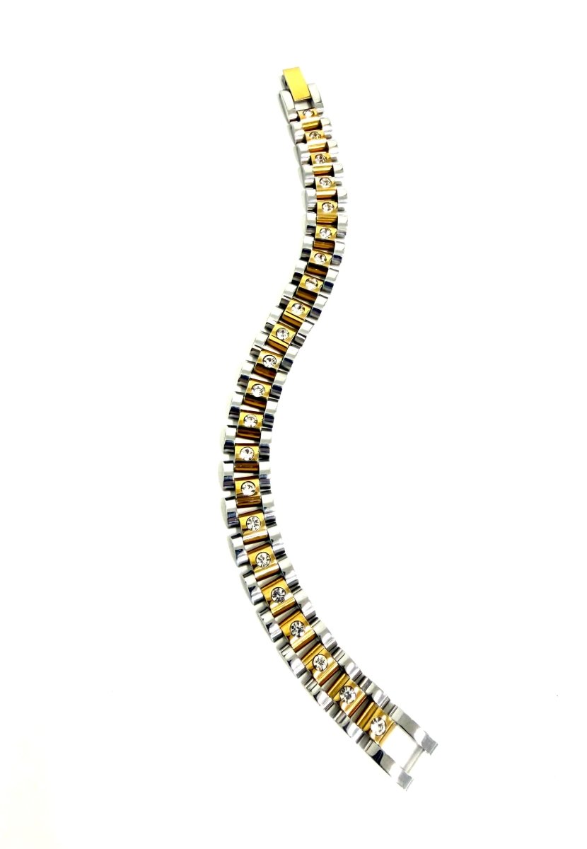 The Mariella Two-Tone Watchband Bracelet