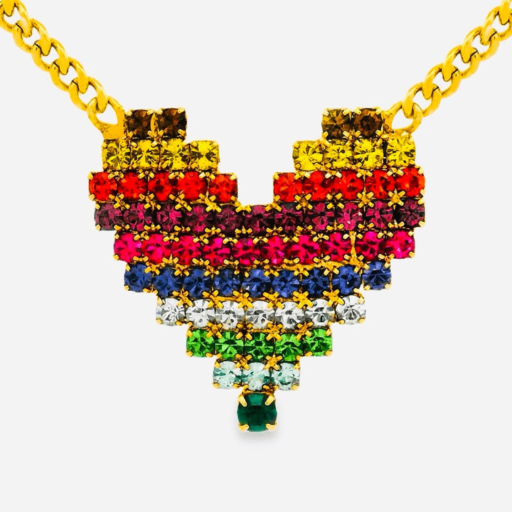 TOVA Candy Heart Necklace