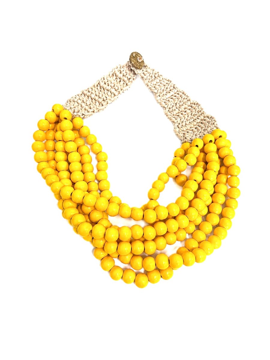 The Sunshine Wood Necklace