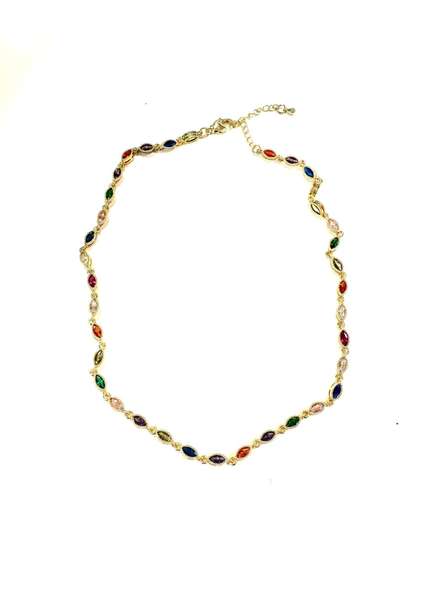 The Juno Marquise Bezel Necklace