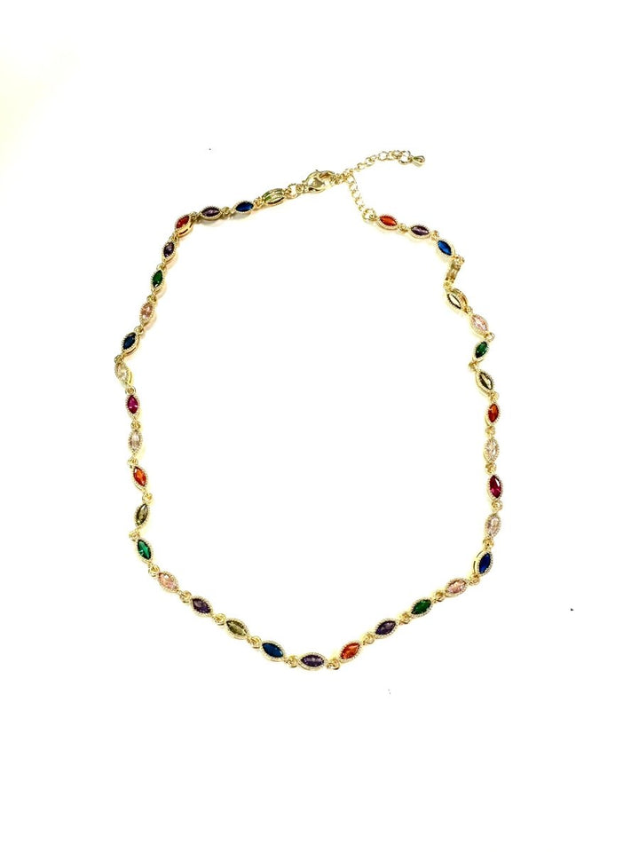 The Juno Marquise Bezel Necklace