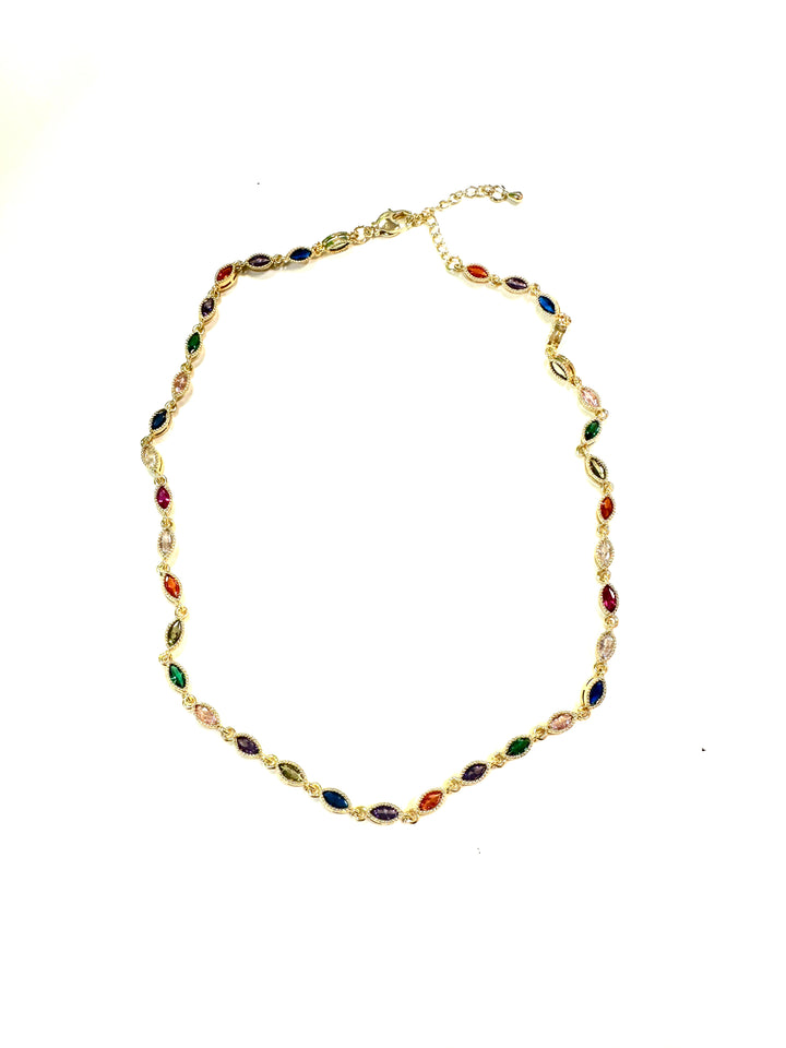 The Juno Marquise Bezel Necklace