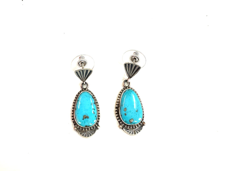 J.TSO Sterling and Turquoise Earrings