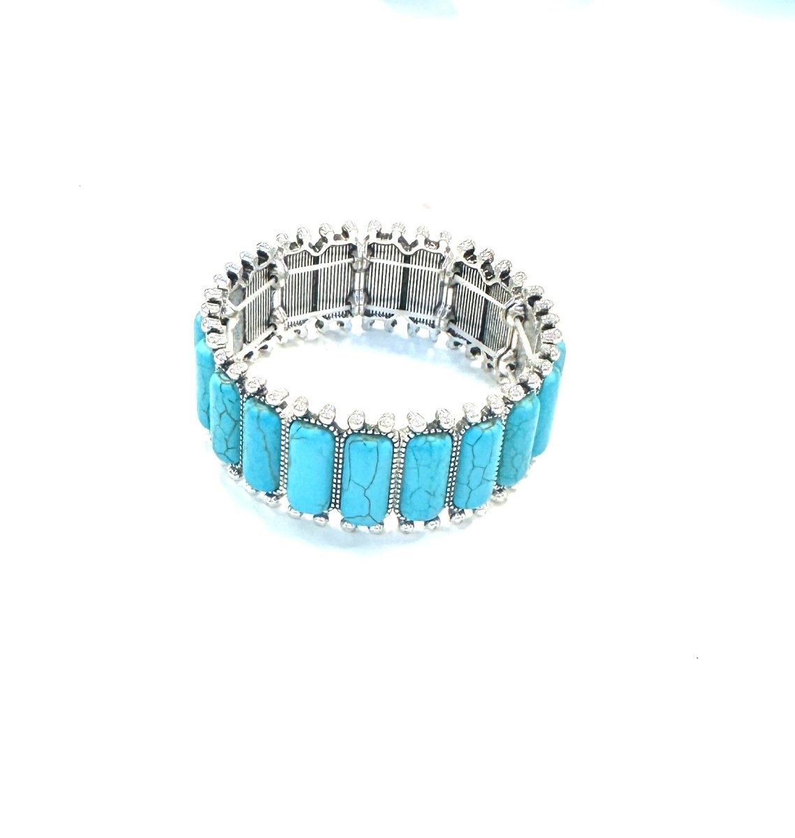 The Turq In Rows Bracelet