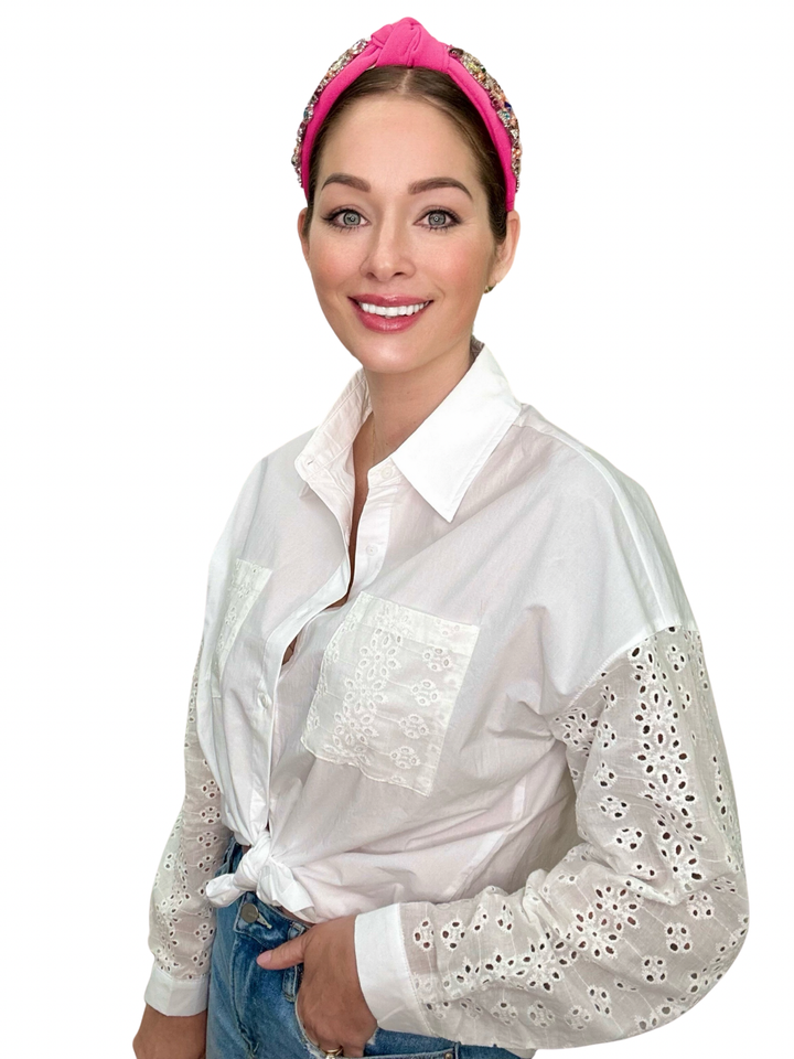 The Eyelet Button Down in AS