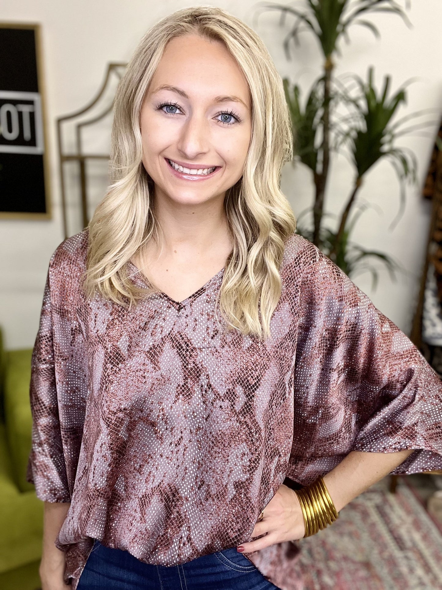 The 4 Square Poncho Top - AS
