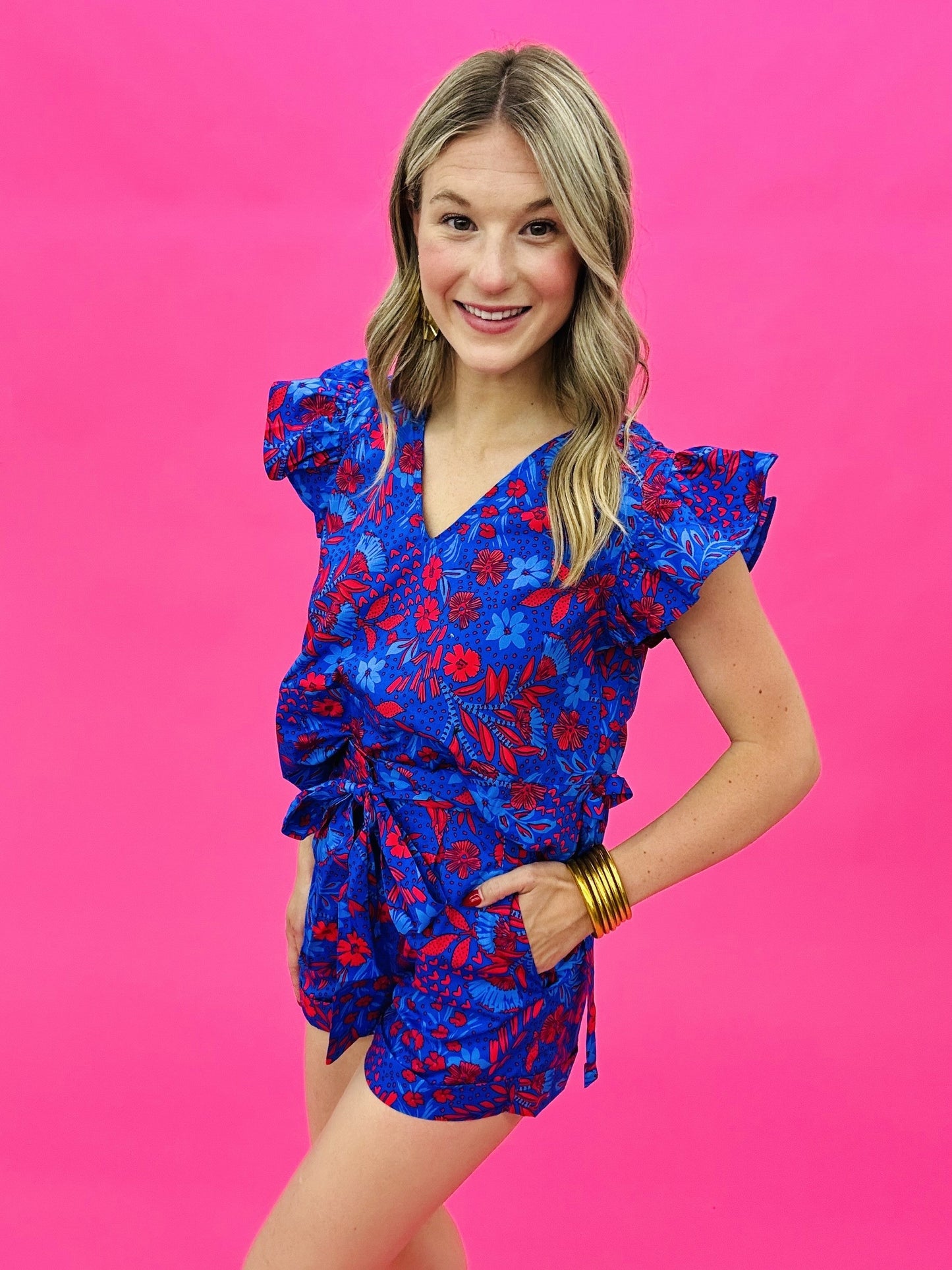 The Flutter Peplum Set