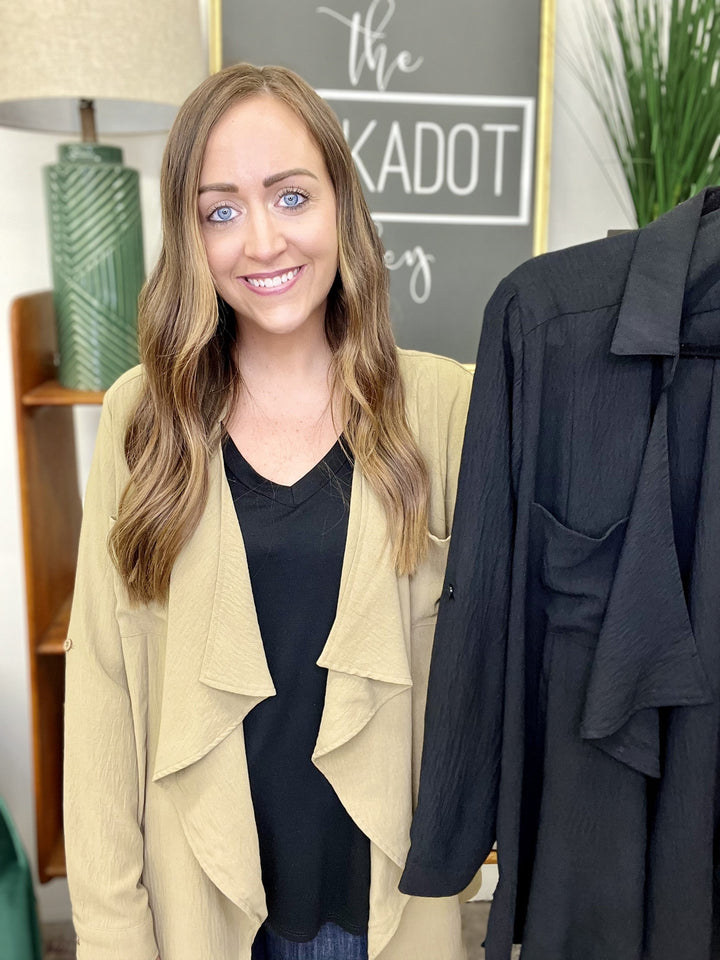 The Woven Blazer in 2 Colors/AS