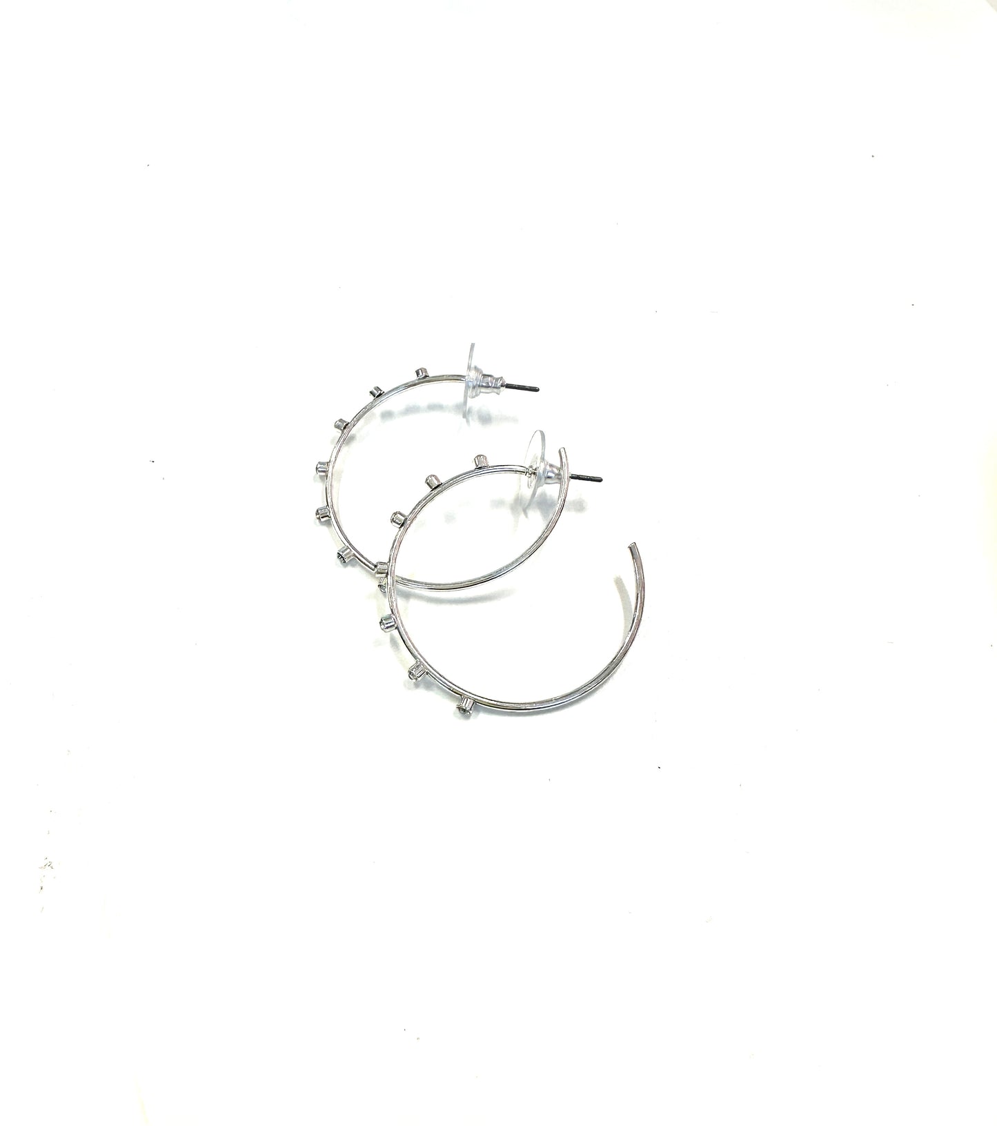 The Slight Sparkle Hoops- 2 Colors