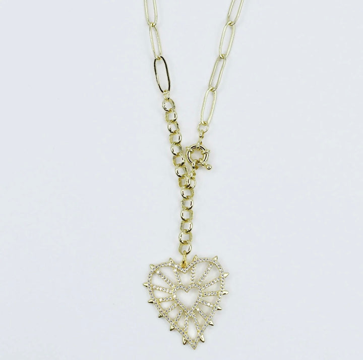 Lace Heart Necklace
