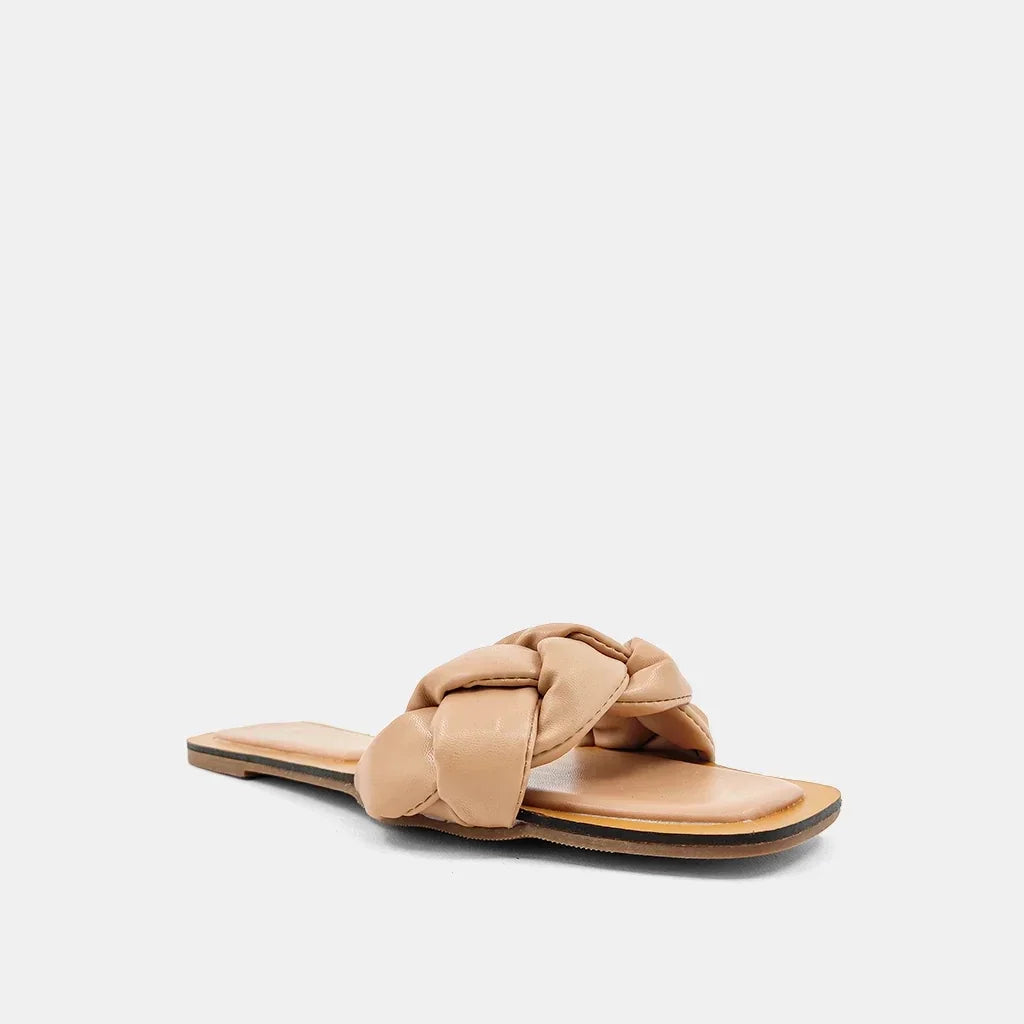 The Coleen Sandal in Nude