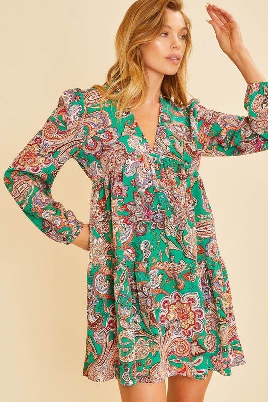 The Paisley Boho Dress - 2 Colors