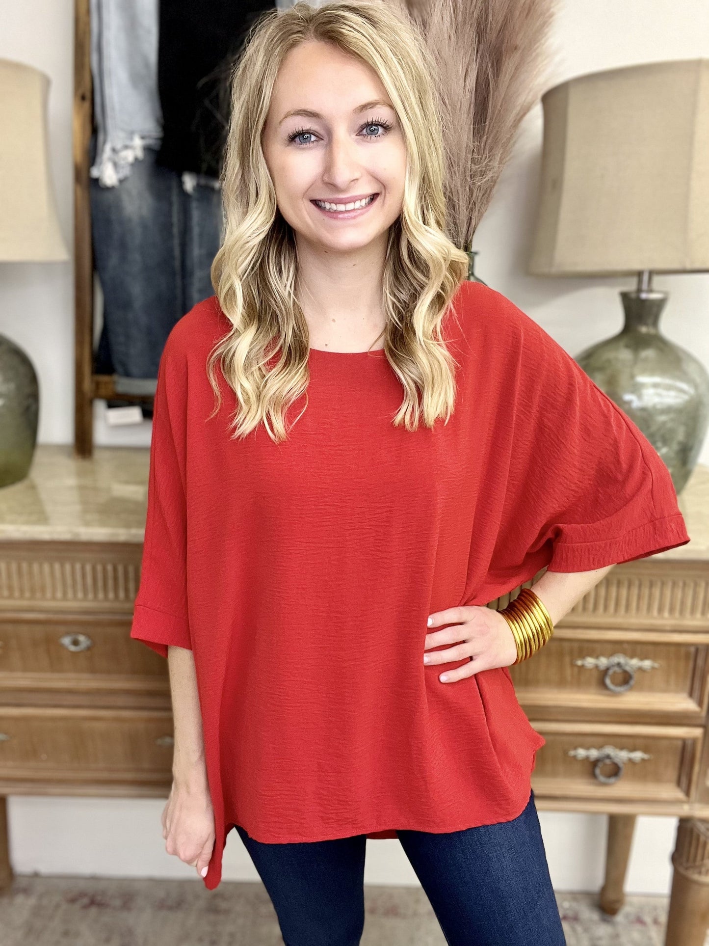 The Solid Adrienne Scoop Poncho - 10 Colors/AS