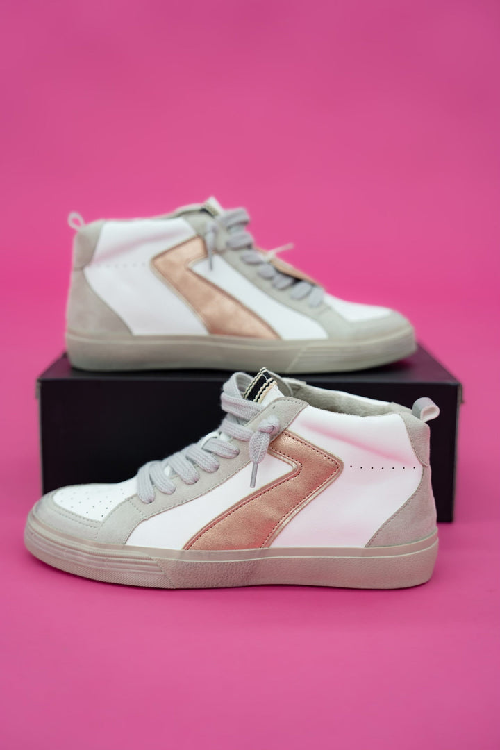 The Sandy Rose Gold Sneaks