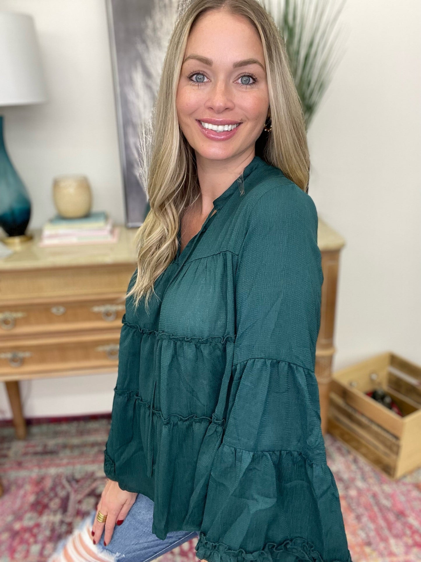 The Vegas Green Top in All Sizes