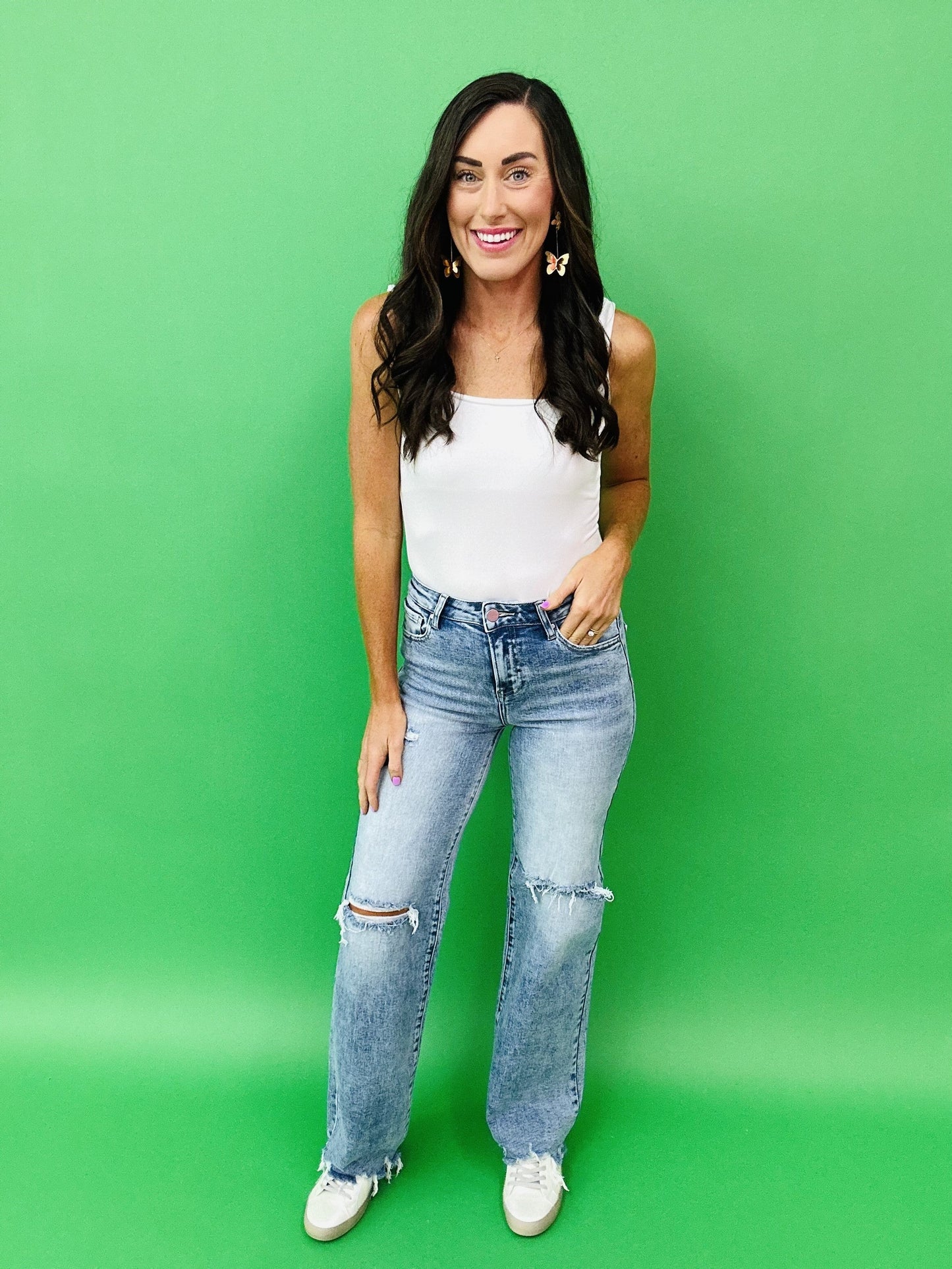 The Kellie Risen Medium Jeans