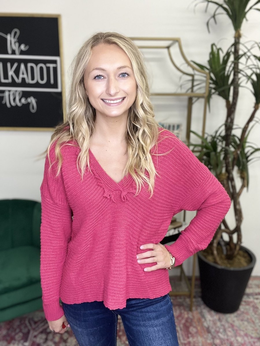 The Hallie Hooded Sweater-6 Colors