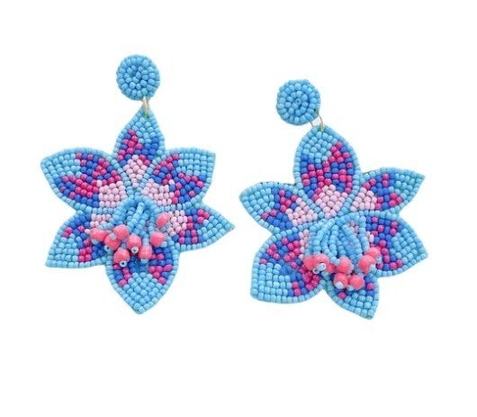 The Orquid Blue Earrings