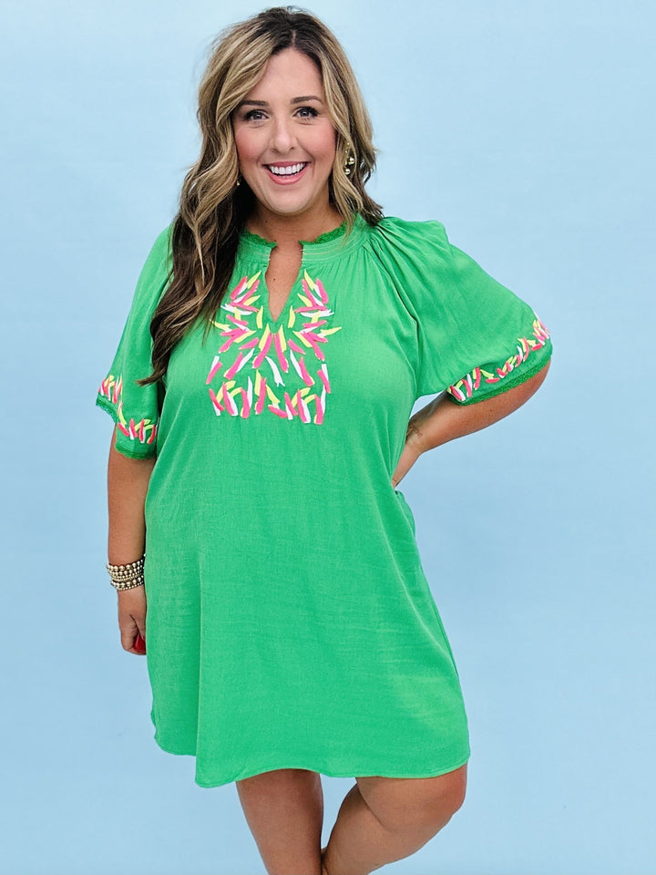 The Boardwalk Dress in Green