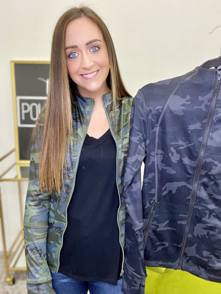 The Camo Jogger Jacket-2 Colors/AS