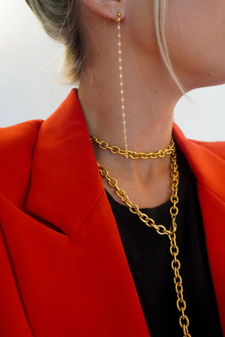 The XL Dainty Chain Earrings