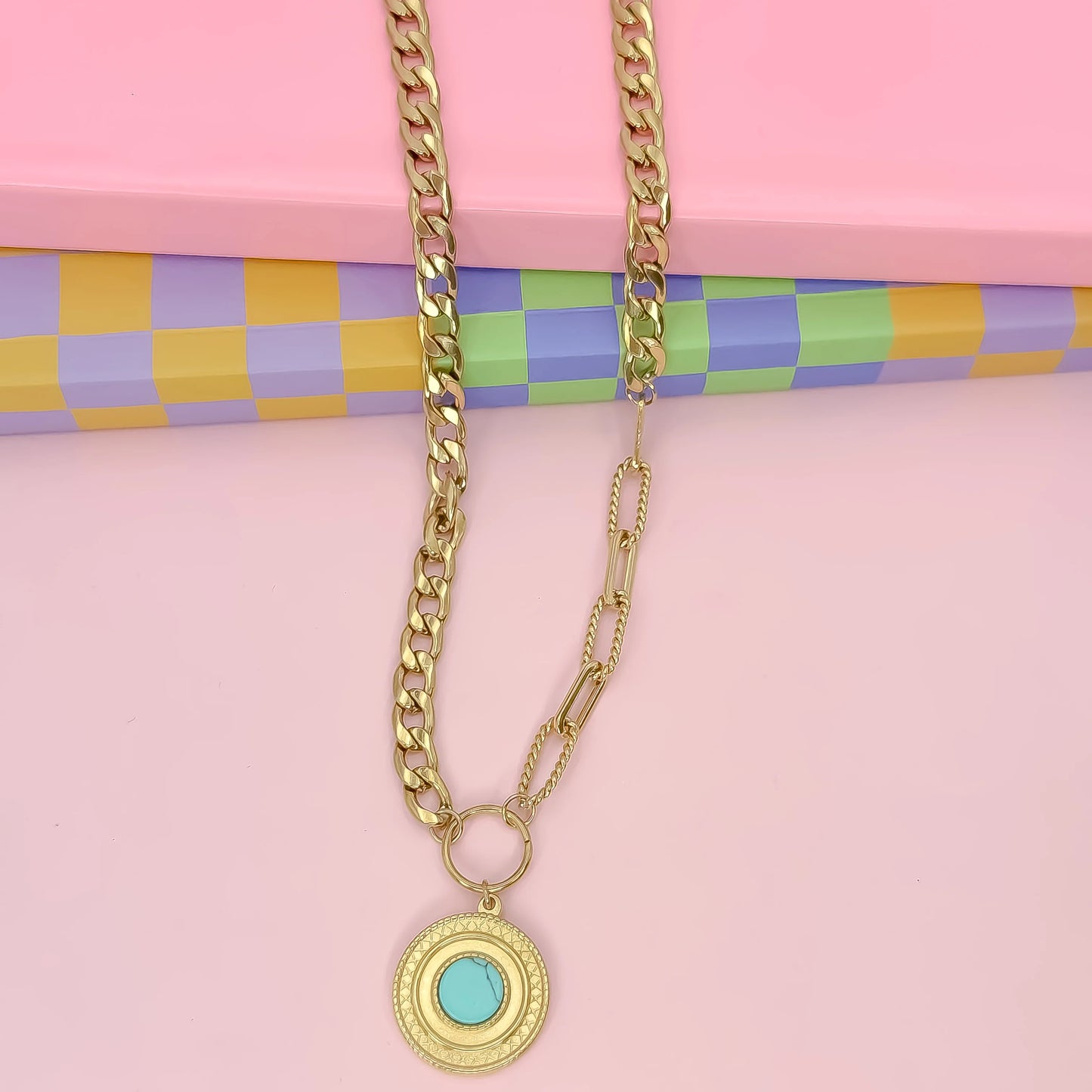 Desert Glow Turquoise Necklace