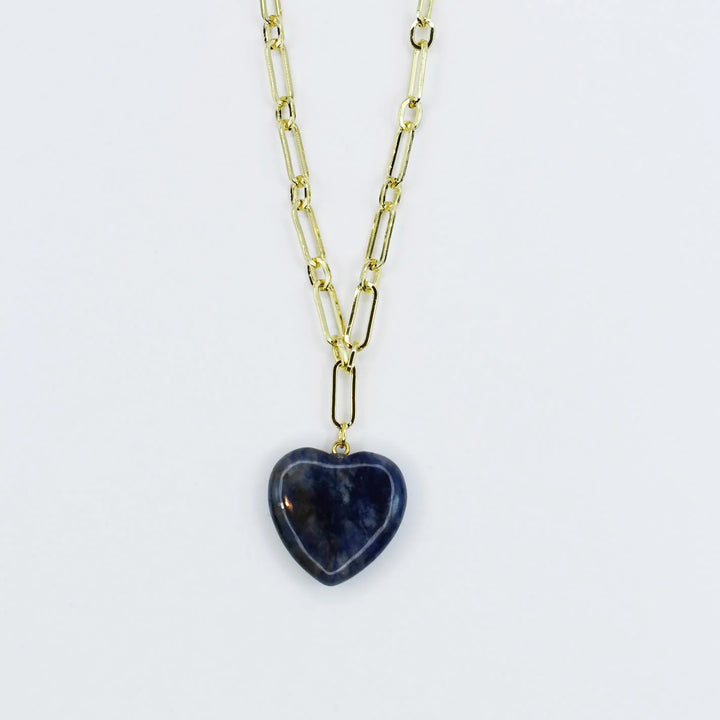 Midnight Heart Necklace