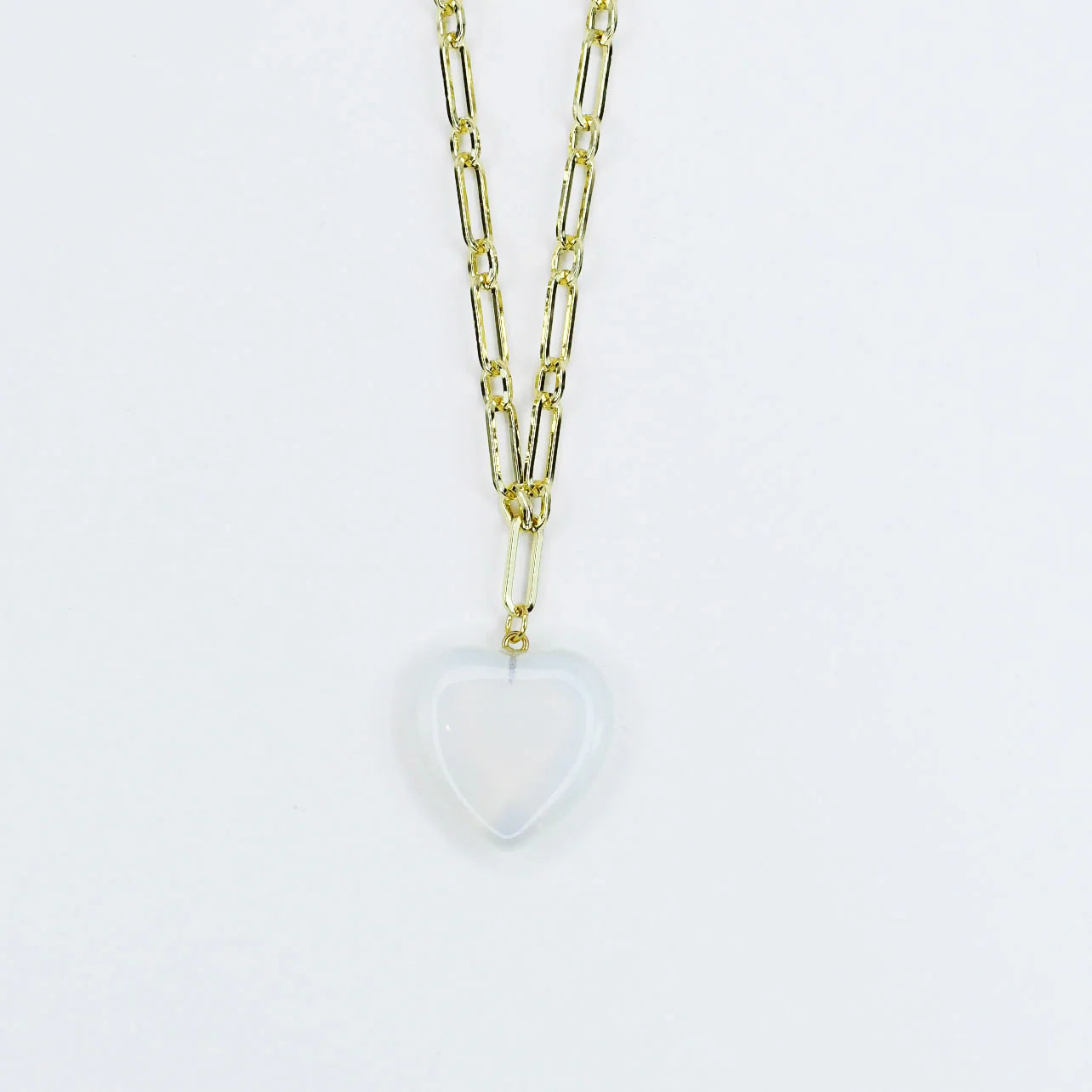 Iridescent Heart Necklace