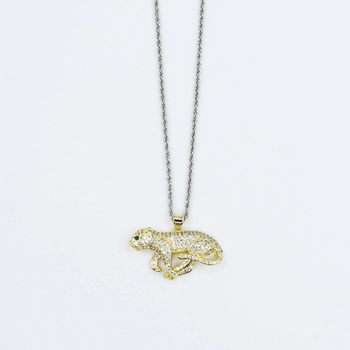 Golden Panther Necklace