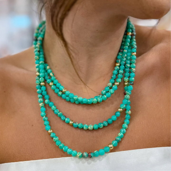 Do It For You Layered Gemstone Necklace