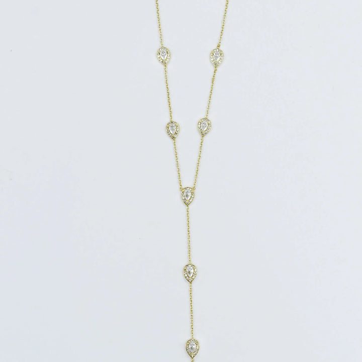 Crystal Y-Glow Necklace