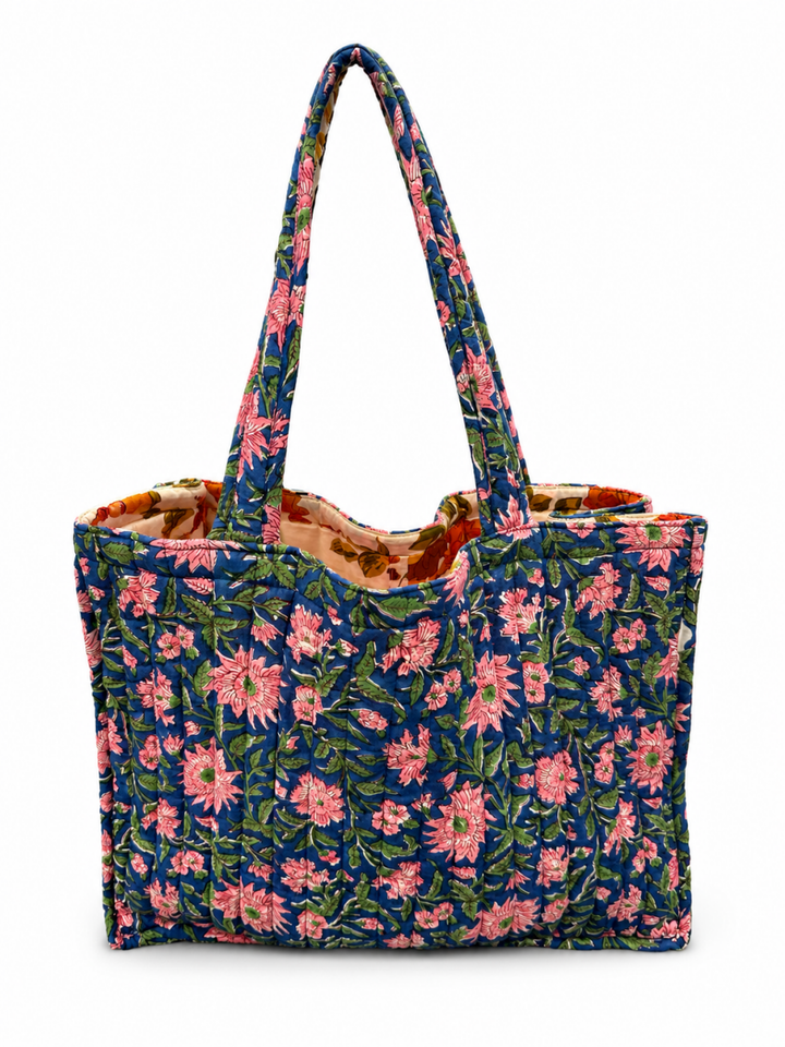 The Remi Tote in Cream