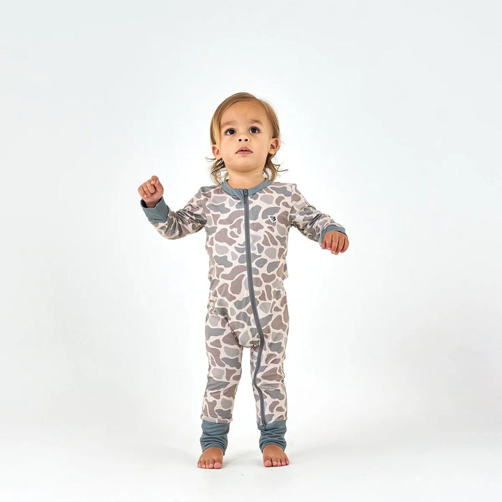 The Baby Zip Up- Classic Deer Camo