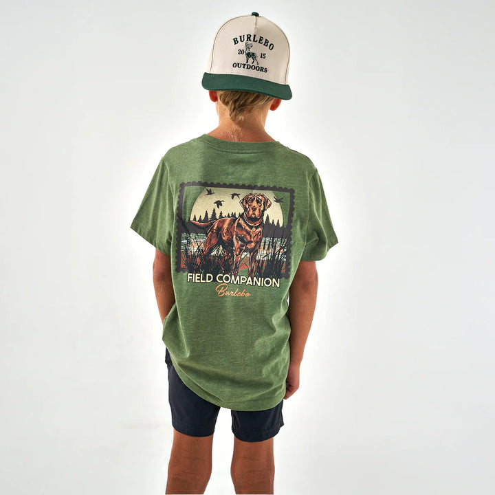 Youth Burlebo SS Tee in Duck Dog Stamp