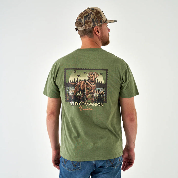 The Burlebo SS Tee in Duck Dog Stamp