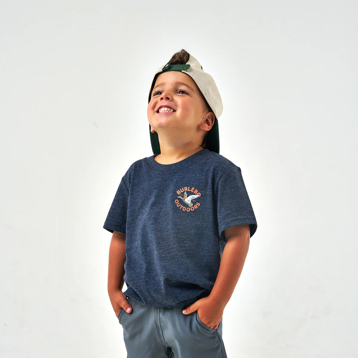 Youth Burlebo SS Tee in Old School Duck Hunt