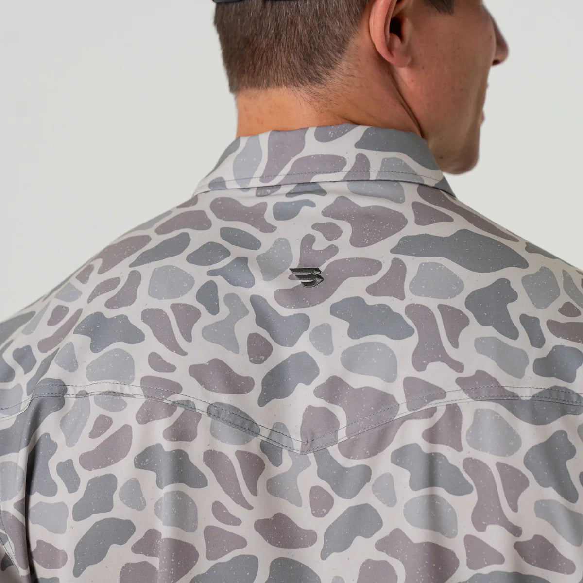 The Burlebo Performance Western Shirt in Classic Deer Camo