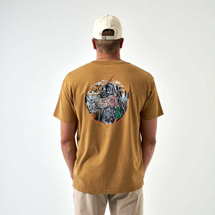 The Burlebo SS Tee in Duck Dog